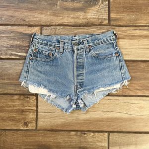 Vintage Levi's Daisy Duke style cut off shorts